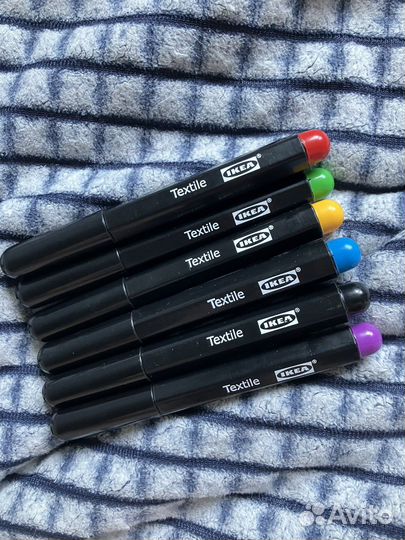 Фломастеры для рисования на ткани IKEA