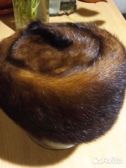 Шапка норковая женская бу