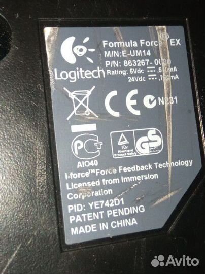 Игровой руль logitech formula force ex