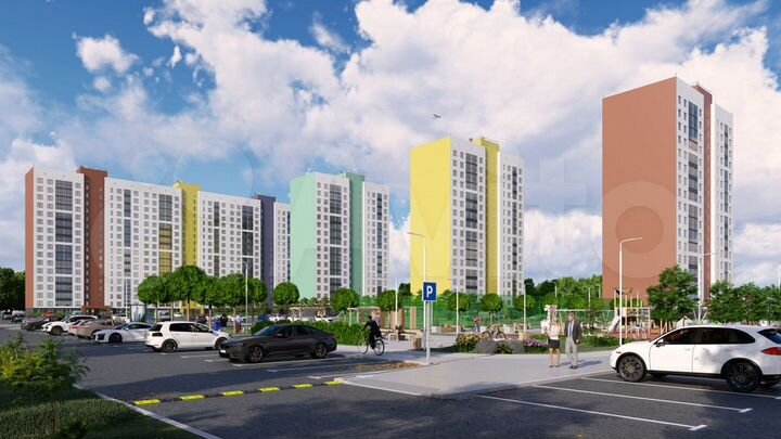 2-к. квартира, 74,3 м², 14/14 эт.