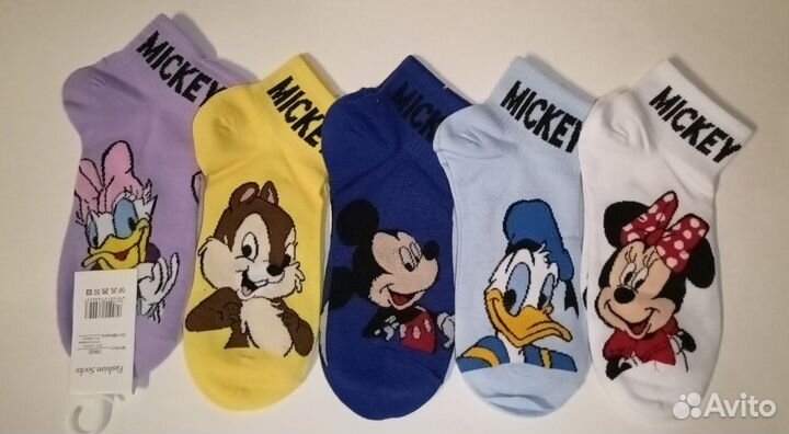 Носки Микки Маус 5 пар