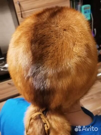 Шапка норковая женская