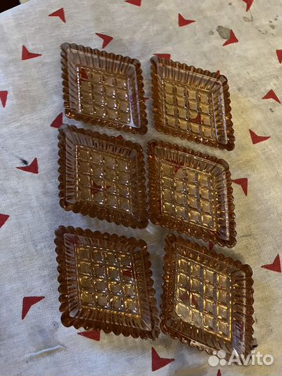 Розетки для варенья винтаж 6 шт СССР