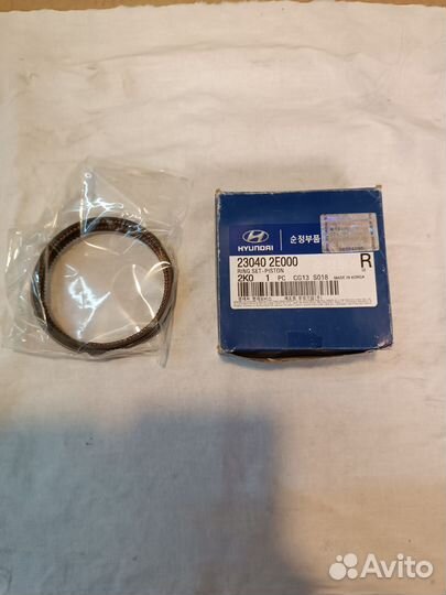 Кольца поршневые хундай