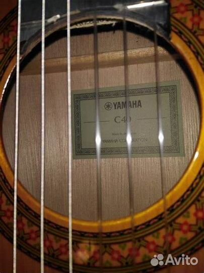 Гитара Yamaha c 40 + чехол в подарок