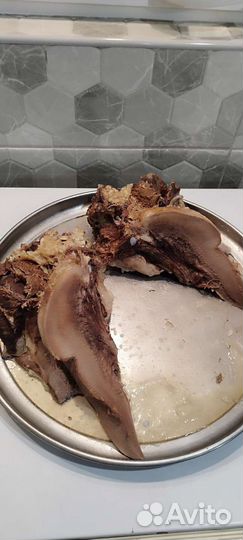 Баранья голова, чуду с требухой