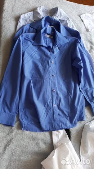 Рубашки школьные х/б