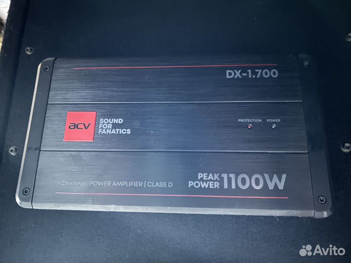 Сабвуфер с усилителем JBL GT-12BP + ACV DX-1.700