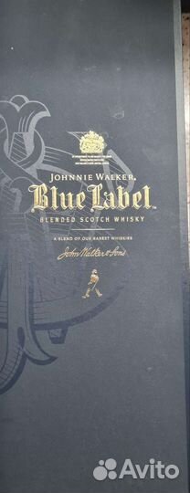 Бутылка из под виски johnnie walker blue label