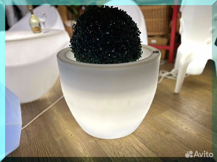 Кашпо с подсветкой