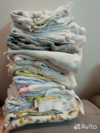 Детские вещи пакетом от 0 до года