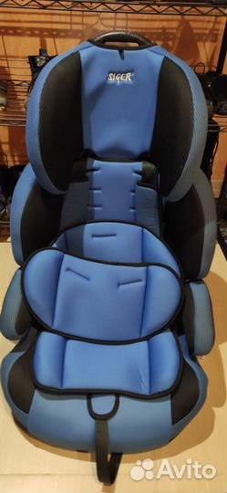 Детское автокресло 9 до 36 кг с изофикс Siger