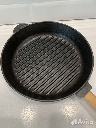 Чугунная сковорода гриль