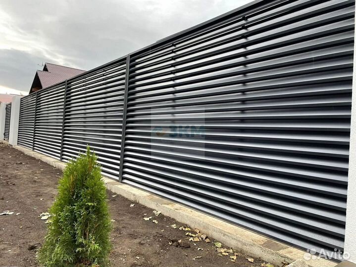 Забор жалюзи