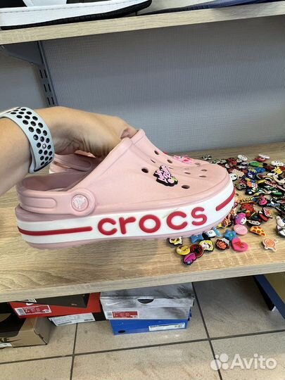 Crocs женские розовые