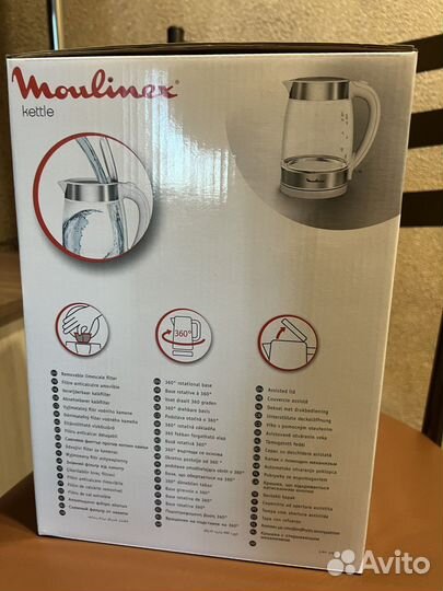 Электрочайник новый Moulinex