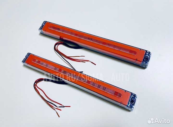 Диодные неоновые фонари LED на прицепы 12-24В