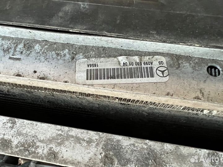 Кассета радиаторов mersedes Gle w166 c292