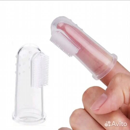 Зубная щетка детская масажная (на палец)