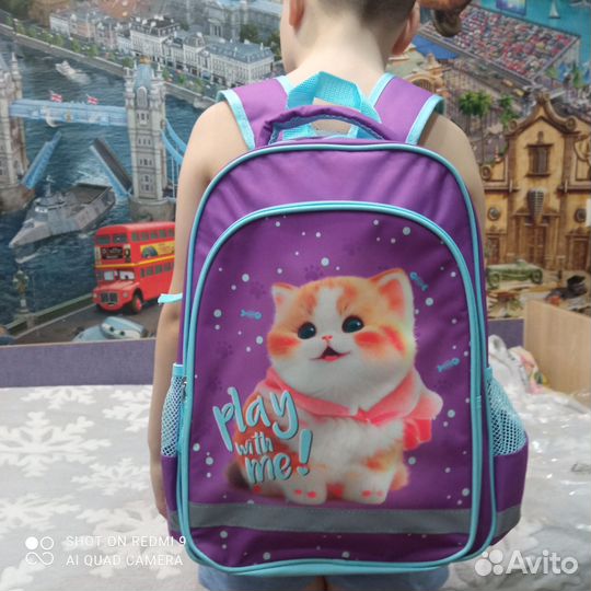 Рюкзак для девочки, новый
