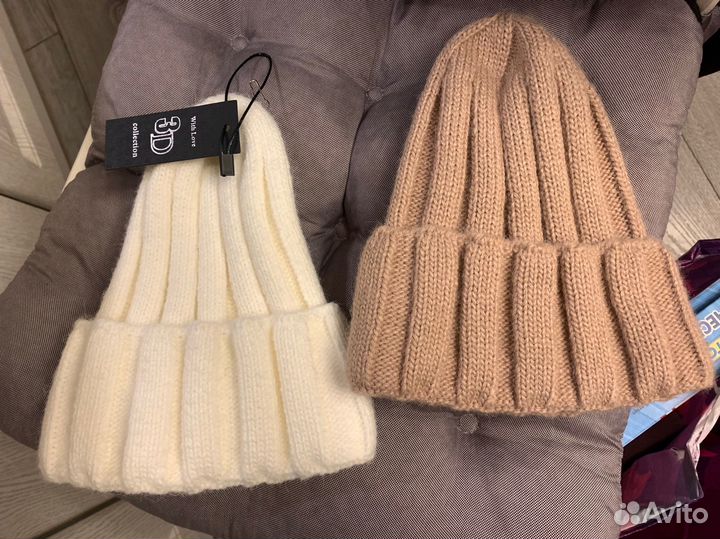 Шапка женская шерстяная