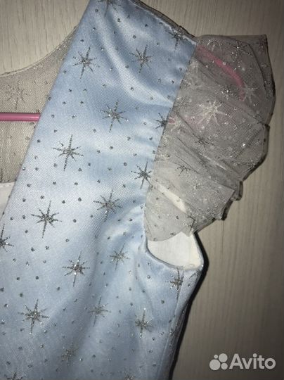 Нарядное платье для девочки Снежинка