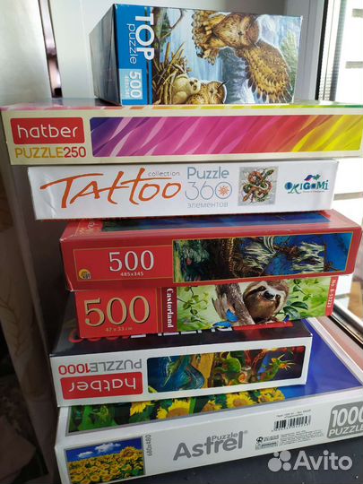 Пазлы разные