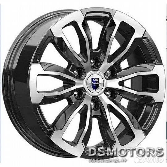 Диски Меконг 7.5/18 6x139.7 ET42 d75.1 алмаз чёрны