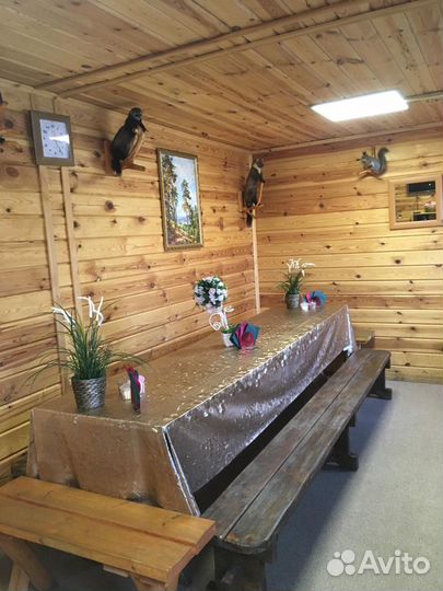 Баня на дровах, гостевой дом, беседка