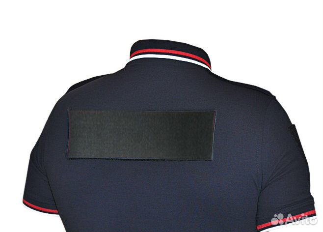 Поло с отдельным и шевронами Полиция/Росгвардия