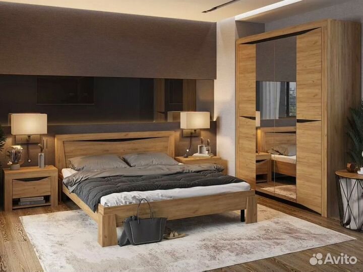 Кровать двухспальная 140 на 200