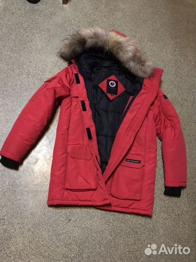 Мужская зимняя куртка парка аляска