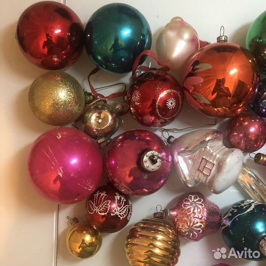 Елочные игрушки СССР одним лотом