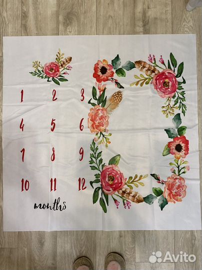 Фотоплед / фотофон / фотоодеяло baby new born