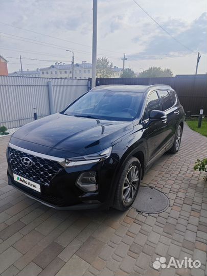 Hyundai Santa Fe 2.2 AT, 2019, 92 000 км