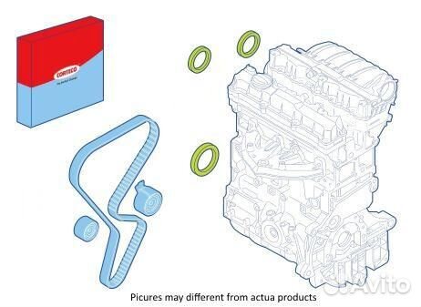 Комплект прокладок вала, двигатель toyota hilux