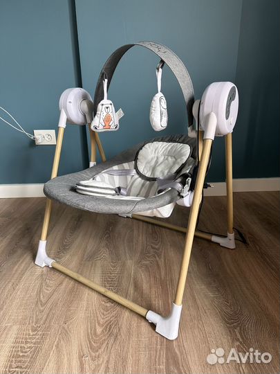 Детская качель amarobaby wooden swing