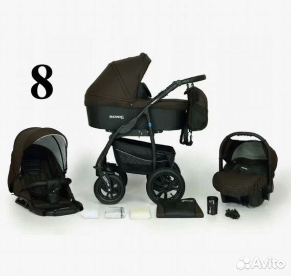 Коляска 3 в 1 verdi sonic plus