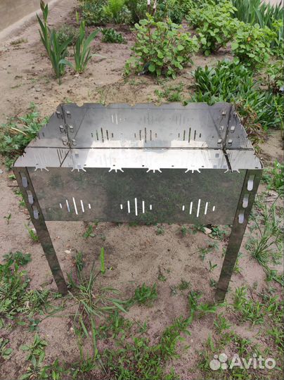 Мангал из нержавейки разборный