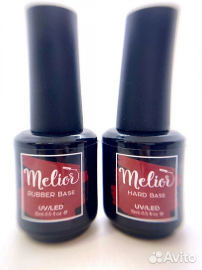 Каучуковая и жёсткая база для гель-лака 15 мл