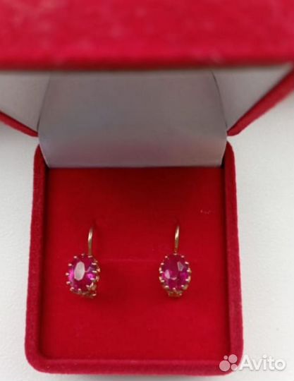 Серьги золотые 583 СССР