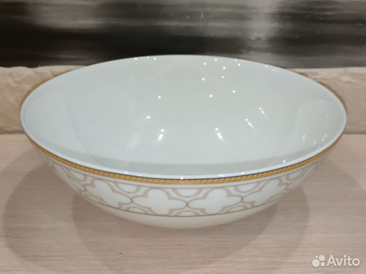 Набор из 6 салатников 18см. Костяной фарфор