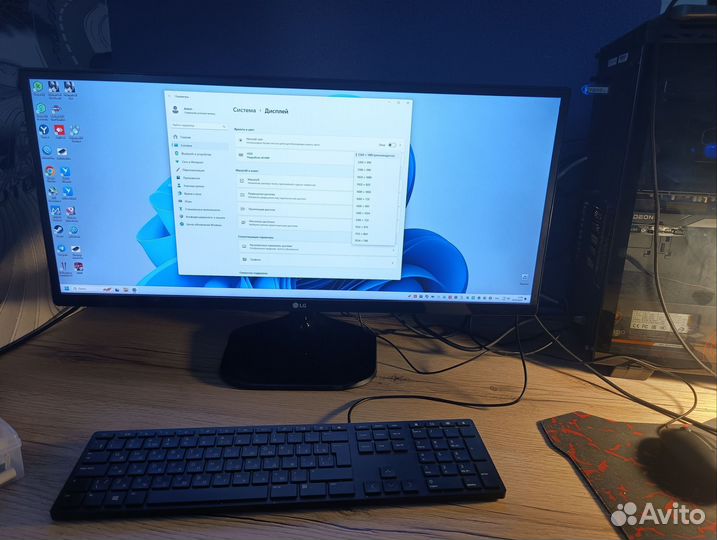 2K Монитор LG 29UM58-P ultrawide IPS