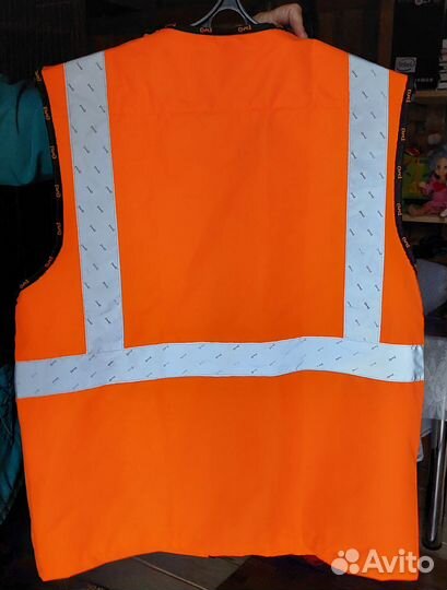 Жилет сигнальный ржд на молнии
