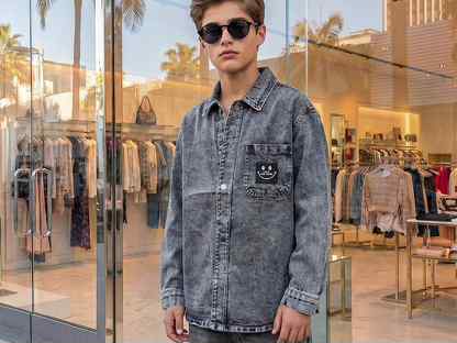 Джинсовая куртка рубашка подростковая, Волгоград