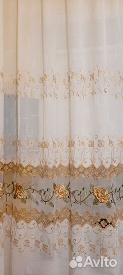 Шторы и тюль бу