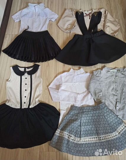 Школьная форма (5 к) для девочки 122-128 пакетом