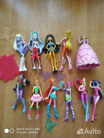 Монстер хай,Винкс11 см и супергерои