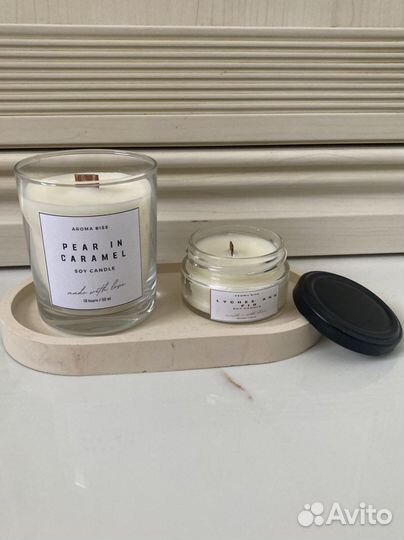 Соевые свечи ручной работы