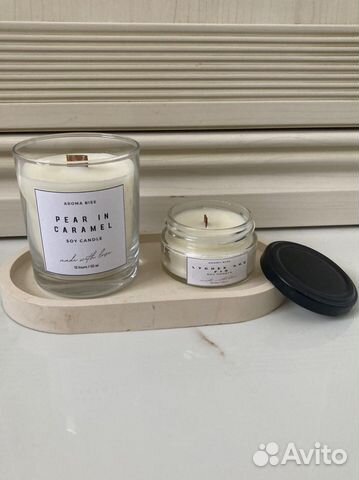 Соевые свечи ручной работы